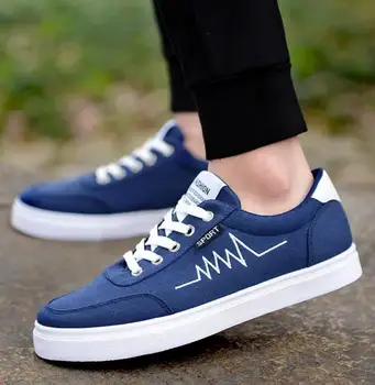 

Fashion luxury Men Canvas Shoes Sneakers Men Flats Vulcanized denim Shoes Outdoor Zapatos De Hombre Black espadrilles Zapatillas