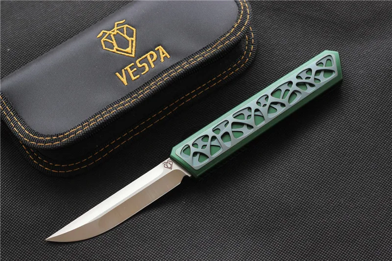 VESPA Dark star Knife high grade Austria M390 steel Blade TC4 Handle Tactical combat Outdoor camping hunting survival knives EDC