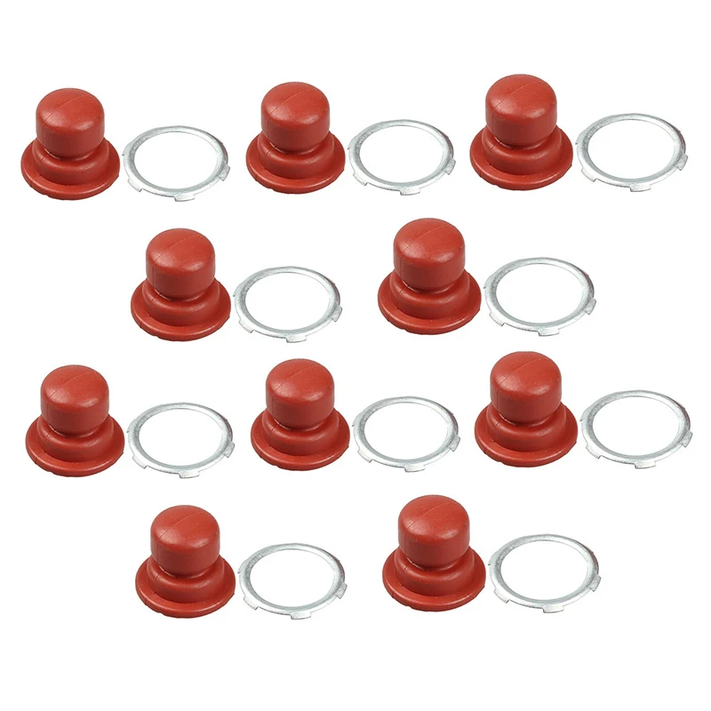

10 PCS Red Primer Bulbs Fit For Tecumseh Vector Carburetors VLV-126, VLV-50, VLV-60, VLV-65, VLV-66 And TVS90