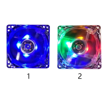 

LED Light CPU For Computer 4 Pin PC Case Fan Cooling Fan Ultra-quiet