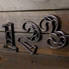 Industrial Cast Iron House Number American Style Door Numbers Address Customized Number For Home Restaurant Wall Living Room ► Photo 3/6