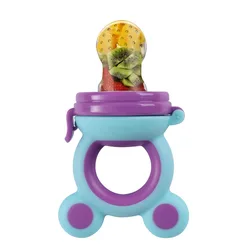 Baby Pacifiers Feeder Cartoon Kids Fruit Food Feeder Nipples Feeding Safe Supplies Nipple Teat Bottle