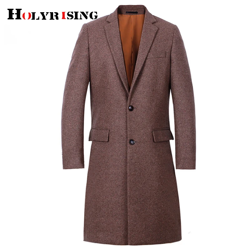 Holyrising, Мужское пальто из 50% шерсти, модное зимнее пальто, Мужское пальто coffen, Смешанная шерсть, мужское манто, мужское пальто, зимнее, 19035-5