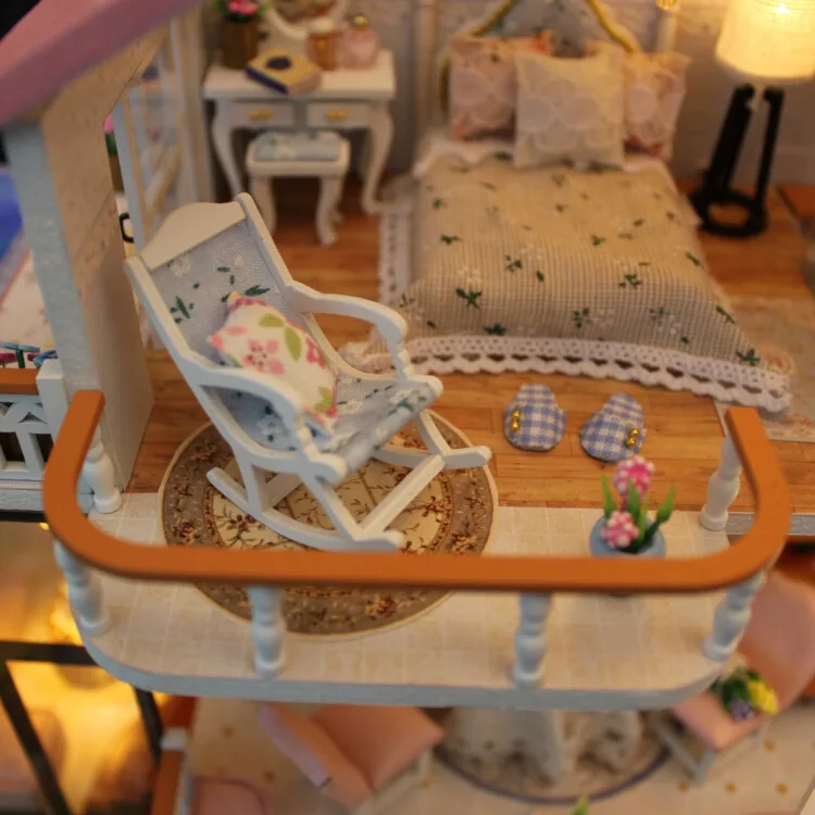 

DIY Hut tian ein me yu Handmade House Architecture Model Assembled Villa Creative Gifts Gift