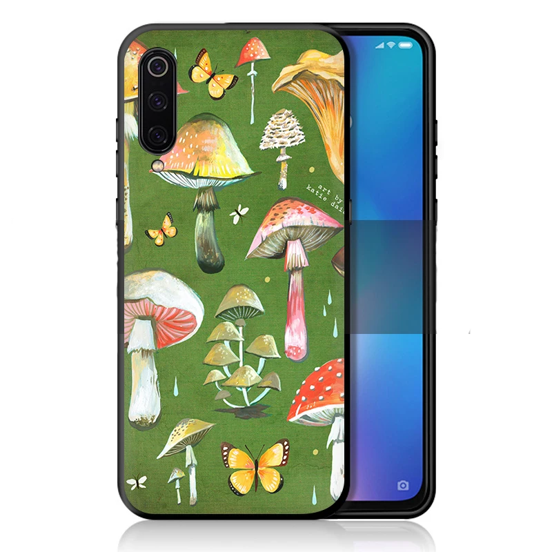EWAU гриб силиконовый чехол для телефона для Xiaomi 5X6 6X8 9 SE A1 A2 Lite Max 3 F1 9T A3 Pro CC9 CC9e 9 Pro Note 10 - Цвет: B3