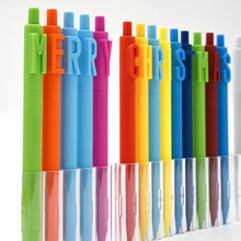 1 шт. Smodapen 36 красочные буквы шариковые ручки 0,5 мм черный сердечник креативные конфеты английская цифровая ручка