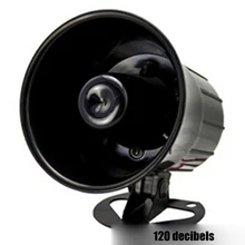 1PCS 100*100mm 12V Speaker Waterproof Cable 120 Decibel Alarm System Anti-theft Security Fire Burglar Alarm