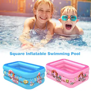 

Kids Inflatable Swimming Pool, Blow Up Pool For Family Adult And Toddler, Kiddy Baby Square Pool Play Center