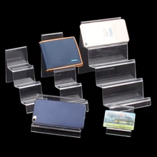  Acrylic Display Shelf Cellphone Wallet Glasses Rack Multilayers Display Stand Display storage shelf transparent rangement 