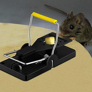 

Metal Clip Plastic Rat Mouse Trap Reusable Sensitive Small Control Snap Mice Durable Easy To Set Effective Trapping