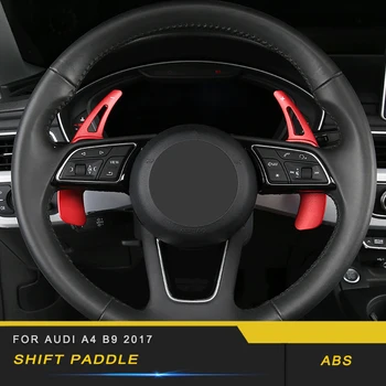 

For Audi A4 A5 S4 S5 B9 2017 2018 Car Steering Wheel Shift Pick Paddle Cover Trim Frame Sticker Interior Accessories