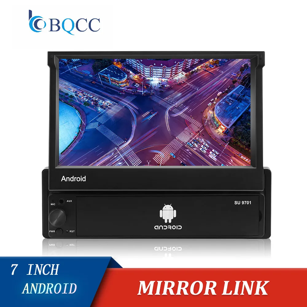 

Android 8.1 Din Car Radio GPS 1 Retractable MP5 7 '' Mirror Link Wifi Autoradio Multimedia Player Support rear camera