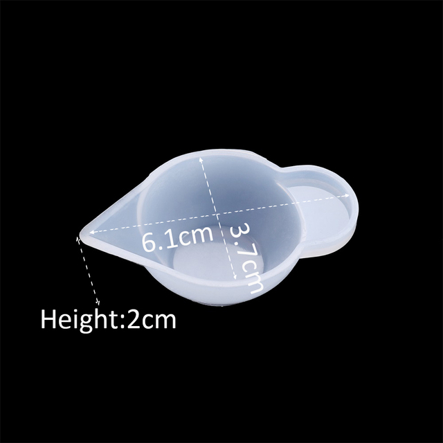 10ml Reusable Resin Art Mixing Measuring Cups Silicone Stir Stick Spoon UV Epoxy Resin Jewelry Making Tools Accessories