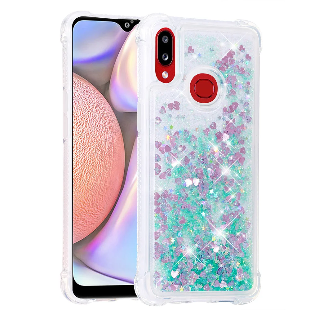Сверкающее ТПУ противоударный чехол для samsung Galaxy A10S 20С 30С 40С 50S 70 M10 20 6 7 Note 9 10 Pro 5G S10 8 плюс J3 4 5