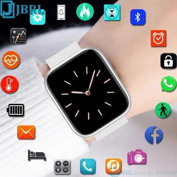 

Top Square Smart Watch Women Men Smartwatch Electronics Smart Clock For Android IOS Fitness Tracker Sport Bluetooth Smart-watch