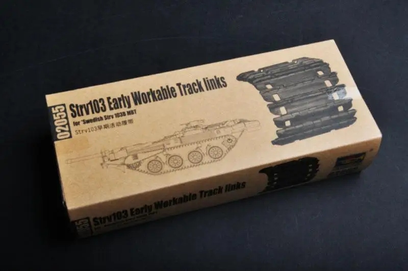 

Trumpeter Model 1/35 02055 Strv103 Early Type Track Links Model Kit
