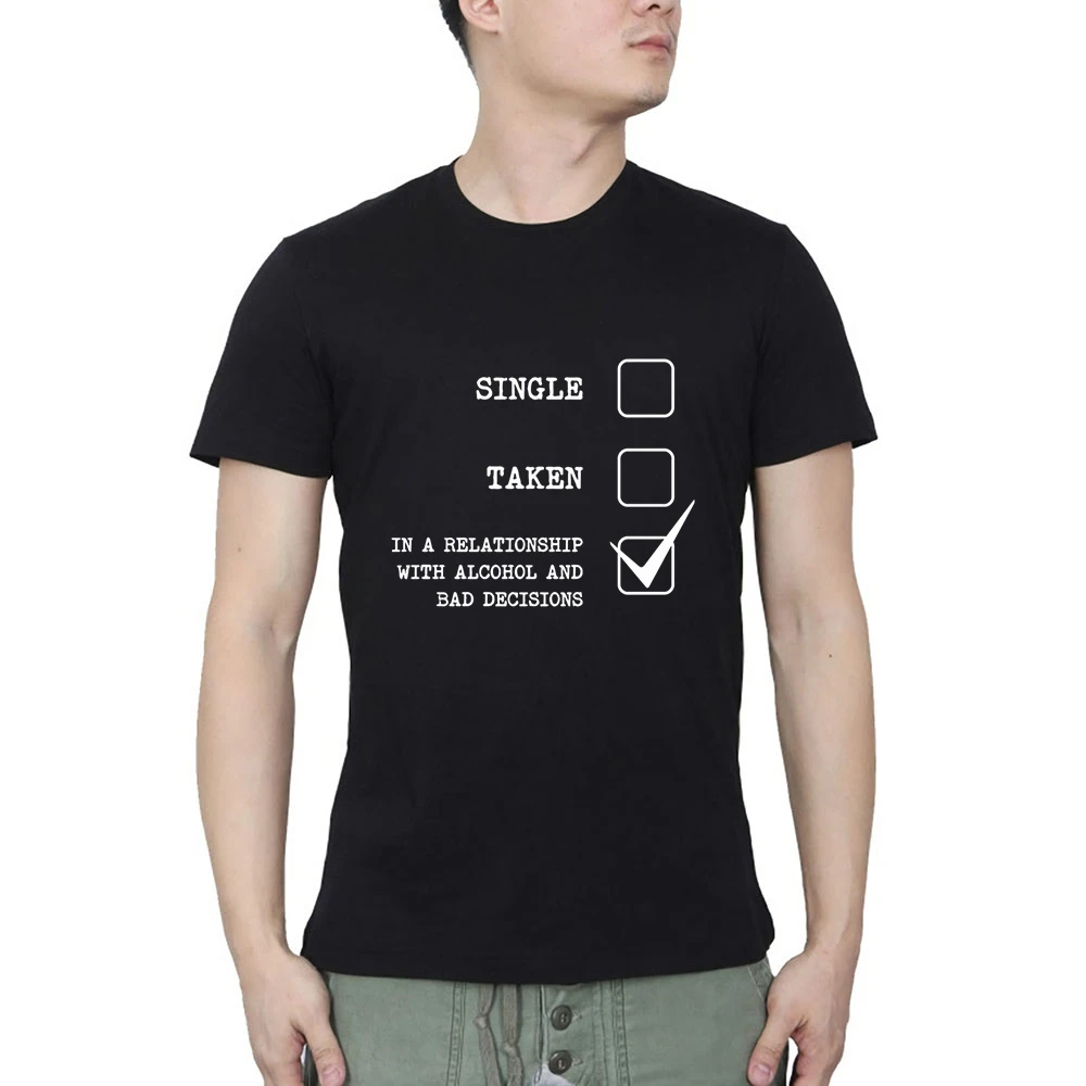Camisetas de alcohol im in relationship para hombre, camisa de Fitness, envío gratis|Camisetas| - AliExpress