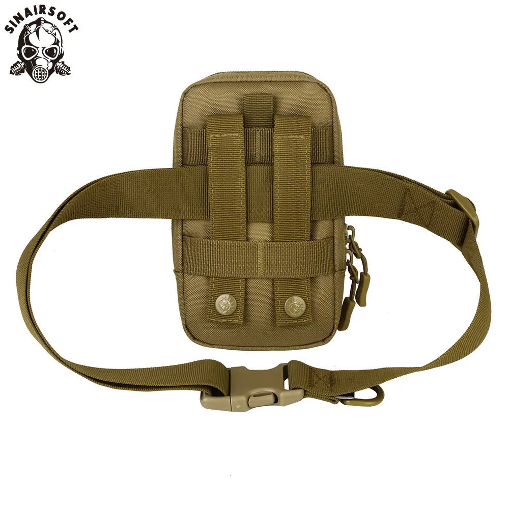 SINAIRSOFT многофункциональные тактические сумки Molle, уличная поясная сумка, военная сумка на плечо, водонепроницаемый нейлоновый поясной ремень, сумка для инструментов EDC