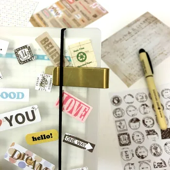 

Unisex Money Clip Para Clamp Metal Vintage Stainless Steel Brass Wallet Storage Durable Pocket Credit Card Cash Holder Mini