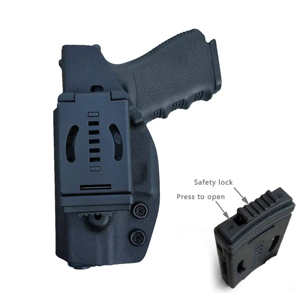 Чехол-Кобура PoLe. Craft OWB KYDEX Подходит для: Glock 19 19x23 32 17 22 31 25 26 27 33 30s чехол для пистолета