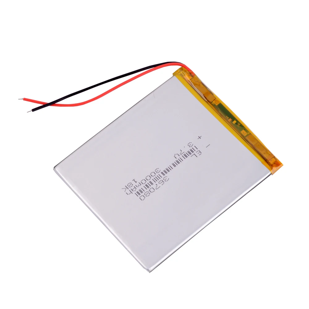3 шт./лот 7 V 407080 3000 mAh литий ионная полимерная аккумуляторная батарея для GPS Tablet PC