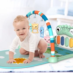 Tapis de gymnastique et Piano pour bébé, support de musique, tapis de jeu pour enfants, clavier, tapis de jeu pour ramper 