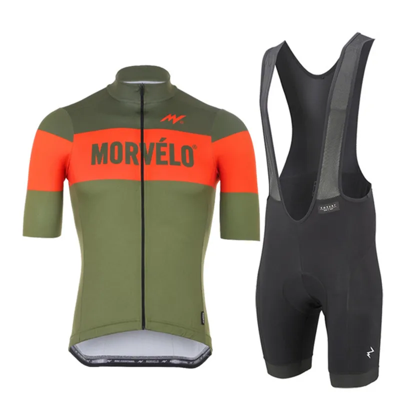 sets Morvelo pro team aero, короткий рукав, Джерси для велоспорта, одежда для велоспорта, наборы для велоспорта, MTB ropa ciclismo, спортивная одежда - Цвет: sets