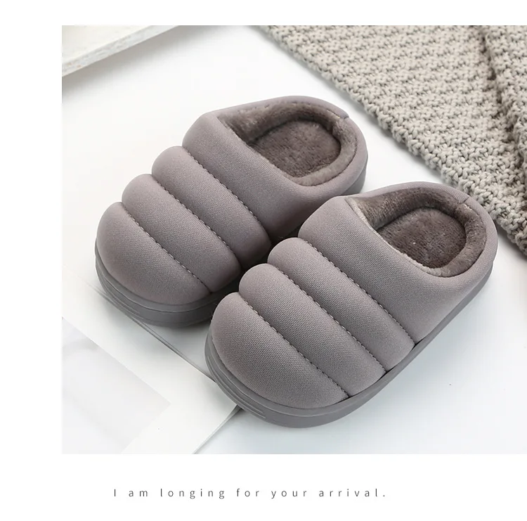 2019 брендовые тапочки для новорожденных мальчиков и девочек; теплые тапочки для первых шагов; зимняя повседневная домашняя обувь для детей