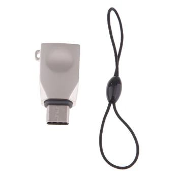 

USB Female To USB 3.1 Type-C Male Converter USB-C Data Cable OTG Adapter