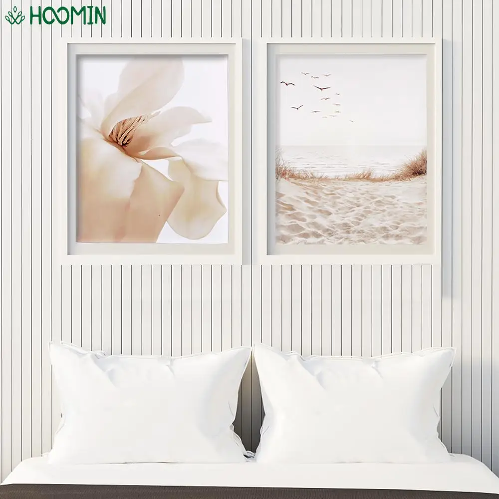 20X25cm Wall Art Canvas And Prints Pictures Painting Nordic Posters For Living Room Beach Flower Dandelion Home Decor | Дом и сад