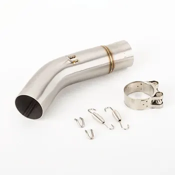 Motorcycle Exhaust Muffler Middle pipe Link Pipe For Suzuki GSXR 600 750 K11 2011 2012 2013 2014 2015 GSX-R600 gsxr 750 exhaust
