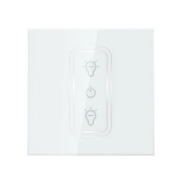 

Press Switch Smart Light Switch Panel Wifi Dimmer Switch Work with Alexa Google Home EU Plug