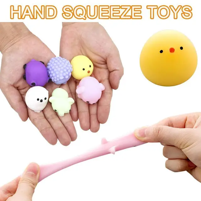 64/36/24pcs Squishy Toy Cute Pet Doll Antistress Ball Squeeze Mochi Rising Toy Stress Relief Toys Christmas Funny Gift 3