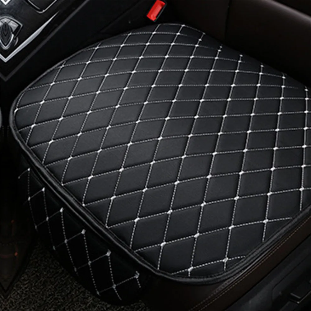 

Universal Leather Car Seat Covers Front Cushion Soft Cover For The Car Accessories Oto Aksesuarheated