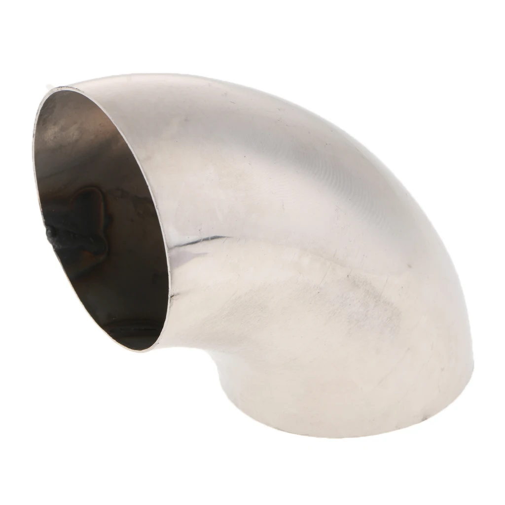 

6pcs Car / Auto Stainless Steel 90 Degree Bend 76mm Elbow Exhaust Pipe 2.5 Inch