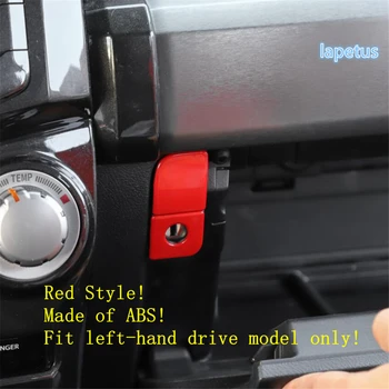 

Lapetus Co-pilot Copilot Storage Glove Box Button Switch Decoration Frame Cover Trim Fit For Toyota 4Runner 2010 - 2019 ABS