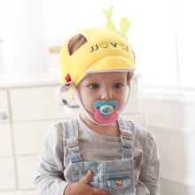 Лидер продаж, детская шапка для защиты головы от столкновений, регулируемая, учимся ходить, простая и милая шапочка IE998