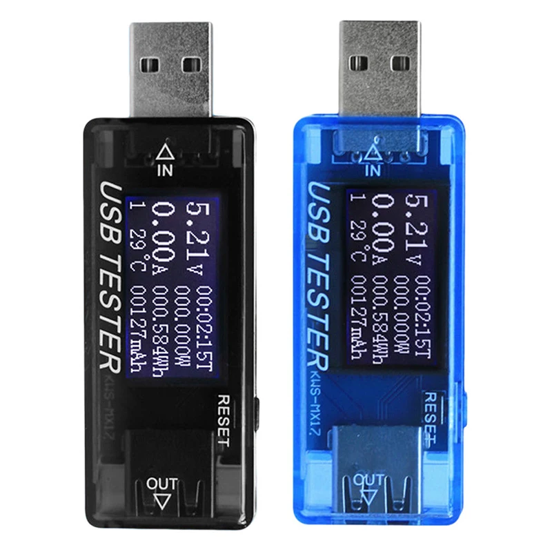 Многофункциональный Usb-тестер Mx17 вольтметр амперметр монитор емкости и
