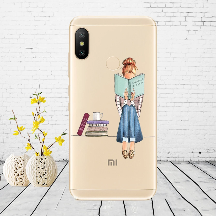 Силиконовый чехол для Xiaomi mi A2 LITE, чехол с полной защитой, мягкая задняя крышка из ТПУ, чехол для телефона s для Xio mi A2 LITE, бампер - Цвет: J49