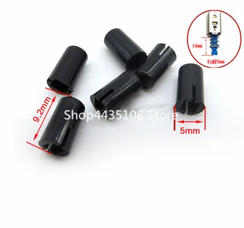 

50PCS Straight key switch square head according to the hat black button cap A15 diameter 5x8.8 5MM high hole 3x2.7mm