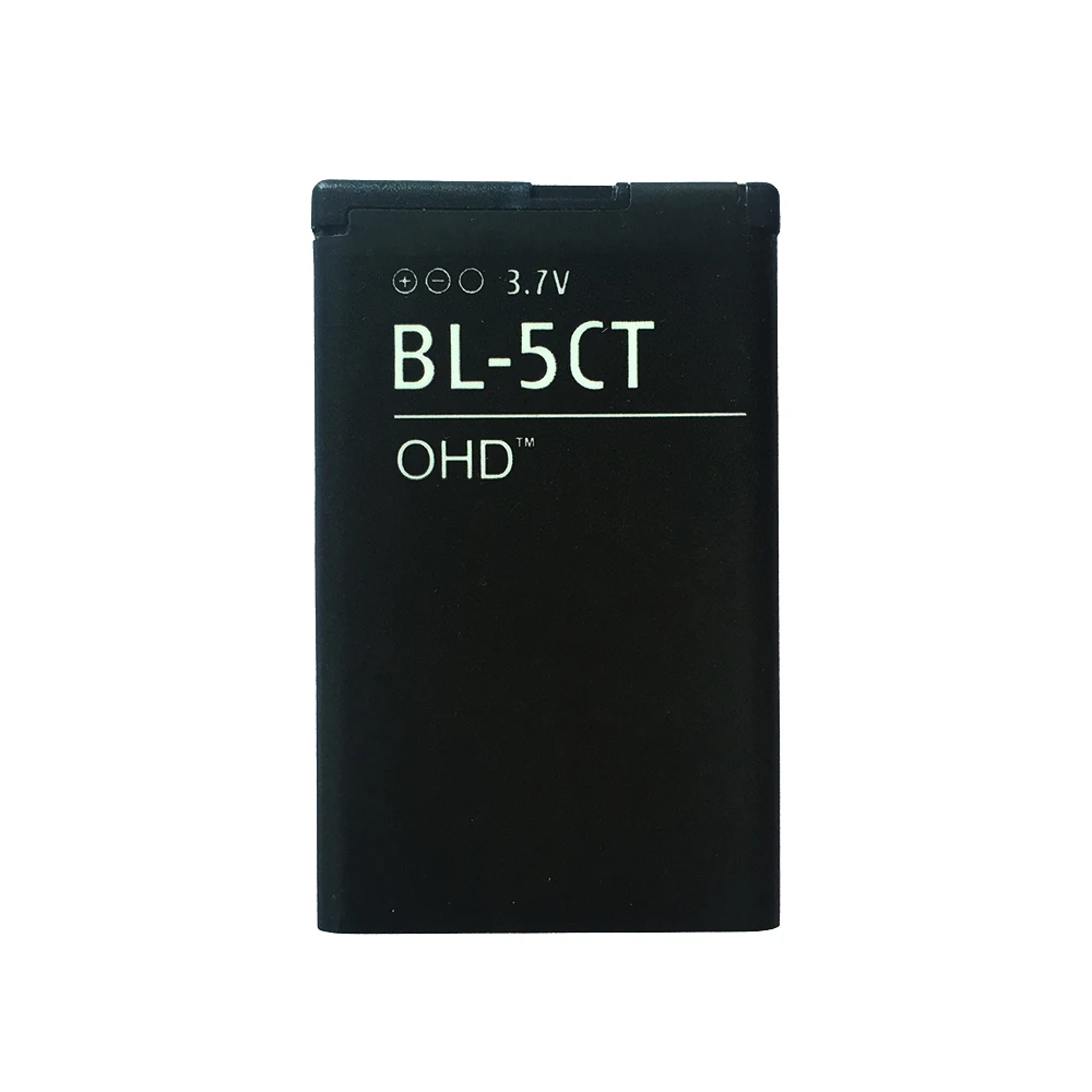 OHD Genuine BL5CT 5CT BL-5CT Manufacturer gbt 18287-2013 Battery For NOKIA 6303i 6303C 6750 C5 C5-00 C5-02 C5-00i C6-01 C6-02 2