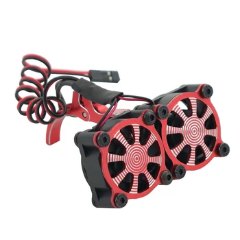 1 PC 540 550 モーターヒートシンク D39mm モーターラジエーター冷却ファンのための 1:10 1:8 Rc カー起毛ブラシレスの自動車部品