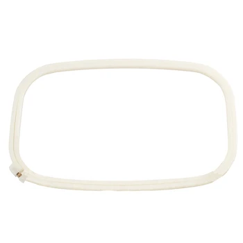 

Rectangle Plastic Embroidery Frame Cross Stitch Hoop Ring Sewing Tool, 270X400mm
