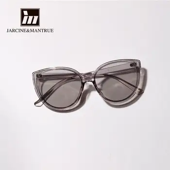 

Round color large frame sunglasses round frame cat's eye retro trend female models