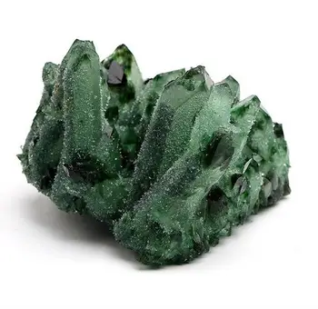 

Natural Green Ghost Crystal Cluster Original Stone Ornament