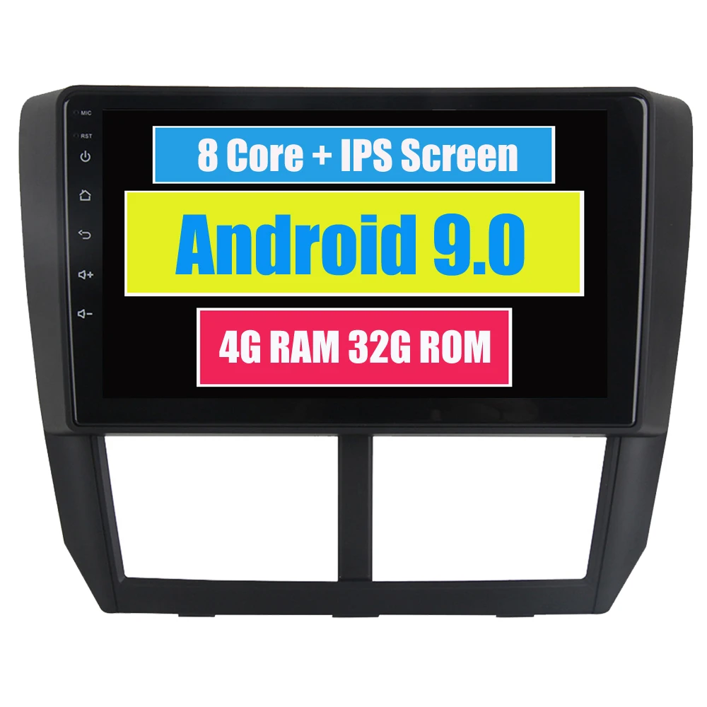 RoverOne Android 8,0 Автомобильная Мультимедийная система для Subaru Forester Impreza 2008-2012 Octa Core радио gps навигация медиаплеер