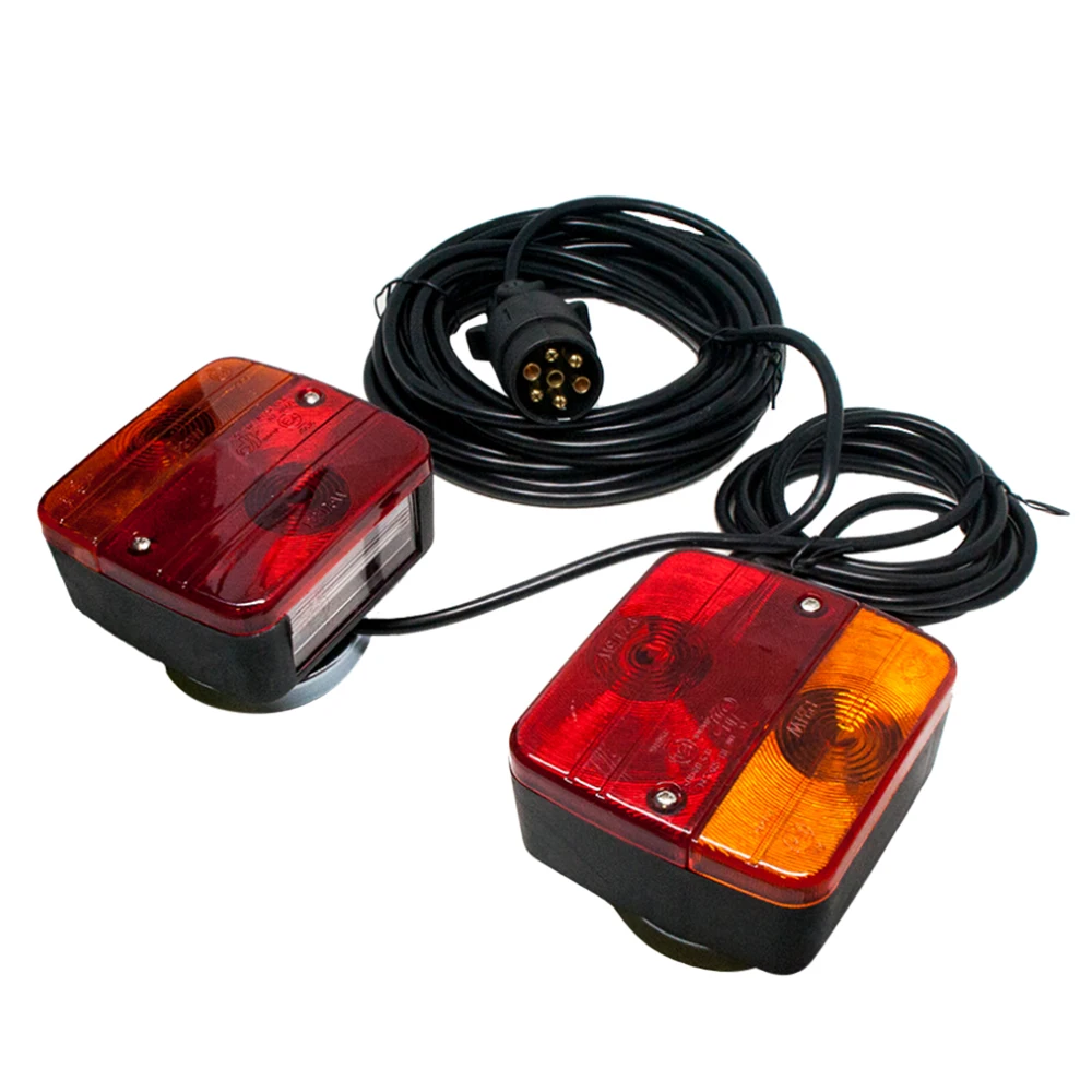 

4.5m Cable 12V Trailer Tail LED Light Kit Super Bright Brake Stop Warning Lights Tail License Lights for Camper Truck