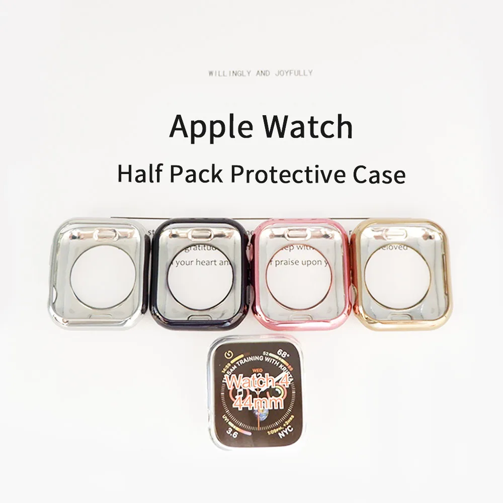 Чехол для часов Ультратонкий чехол Apple 3 2 1 38 мм 42 мягкий прозрачный из ТПУ iWatch 5 4 40