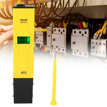 

Cond-2013 Portable Water Quality Tester Pen Type Digital Conductivity Meter Hydroponics Monitor for Aquarium Fishing Industry