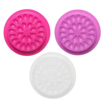 

Disposable Plastic Glue Pads Stand For Eyelash Extension Eyelash Flower Glue Adhesive Pallet Lashes Holder Sticker Makeup Tools